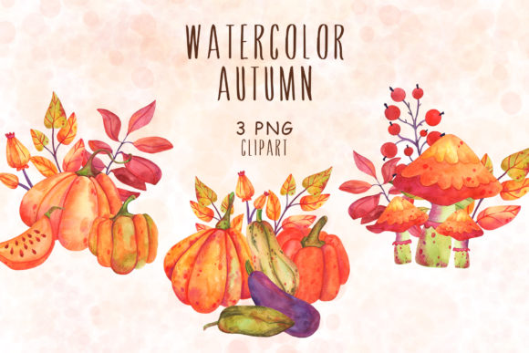 Autumn Watercolor Clipart: A Designer's Review