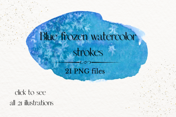 Blue Watercolor Splashes: Illustrations Review
