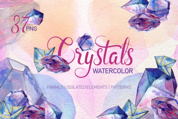 Crystal Blue Dreams Come True Watercolor Illustrations