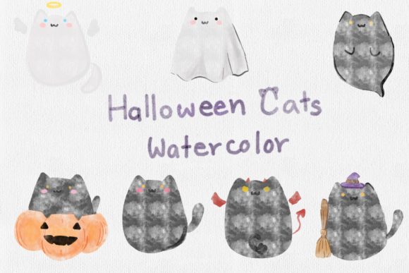 Cute Halloween Cat Watercolor Embroidery Review