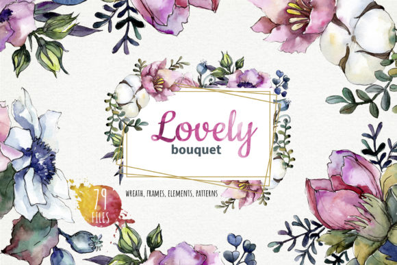Review: Bouquet of Pink Flowers Watercolor